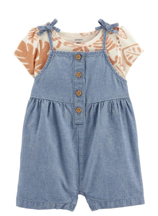 Baby Girl Denim 2 Piece Set