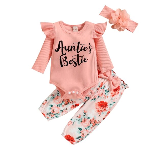 Aunties Bestie Baby Girl Set