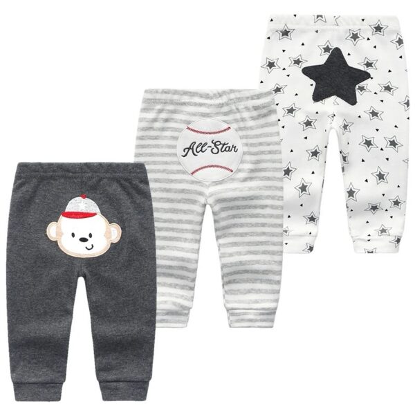 baby boy gray star pant