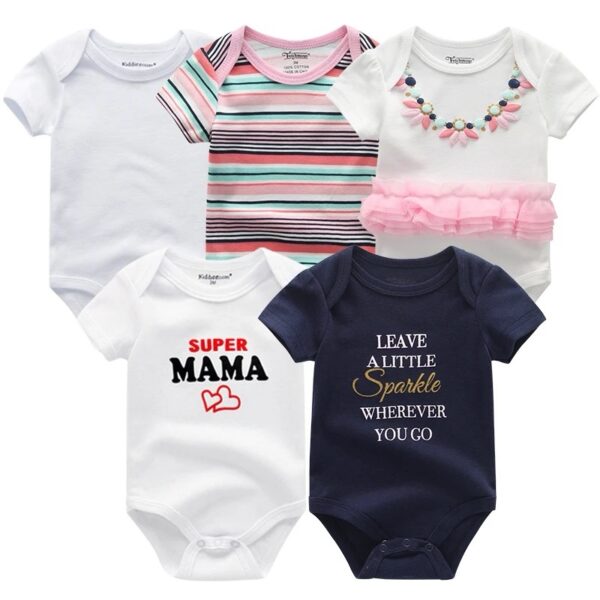 Super Mama Baby Girl Bodysuit