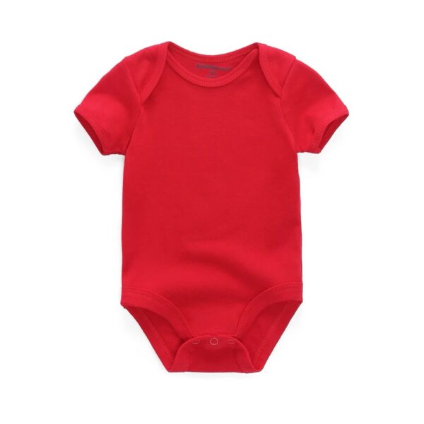 Red Short Sleeve Bodysuit