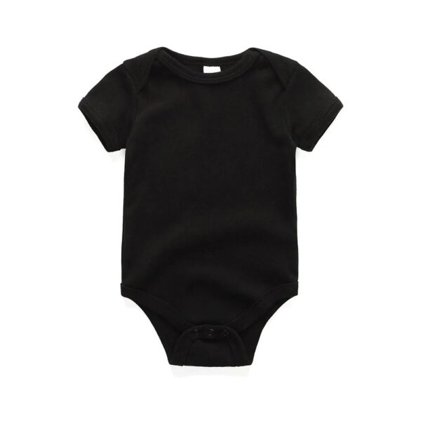 Black Short Sleeve Bodysuit