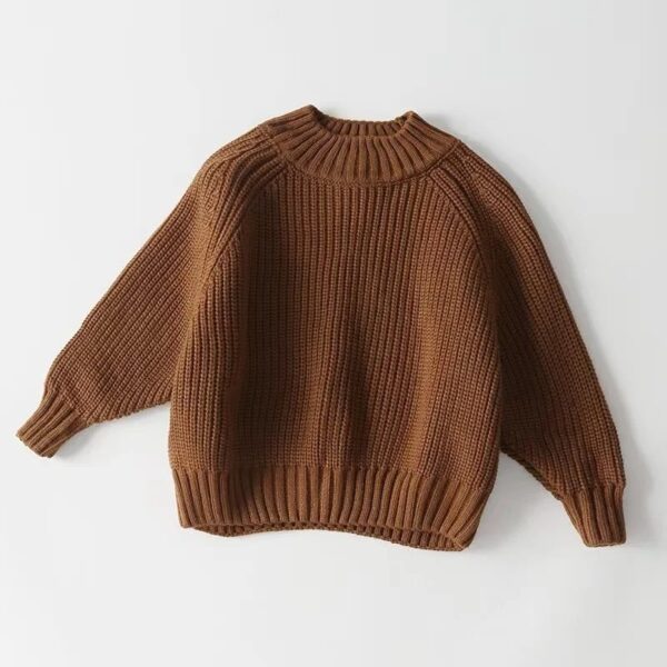 Brown Knitted Sweater - Image 2