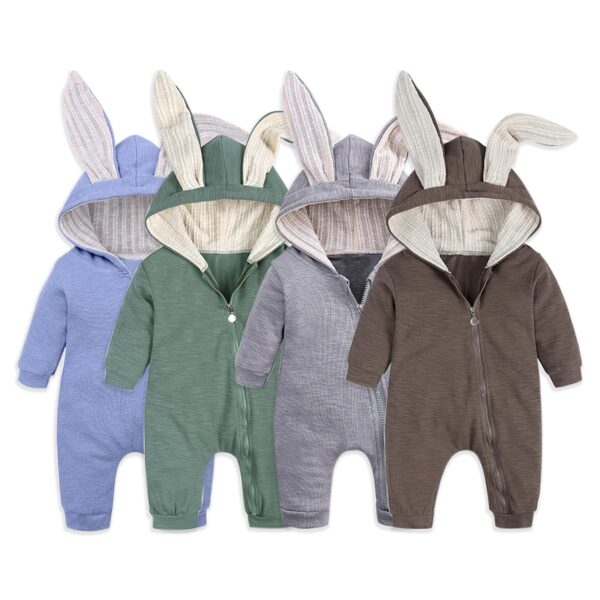 Rabbit Ear Baby Coverall