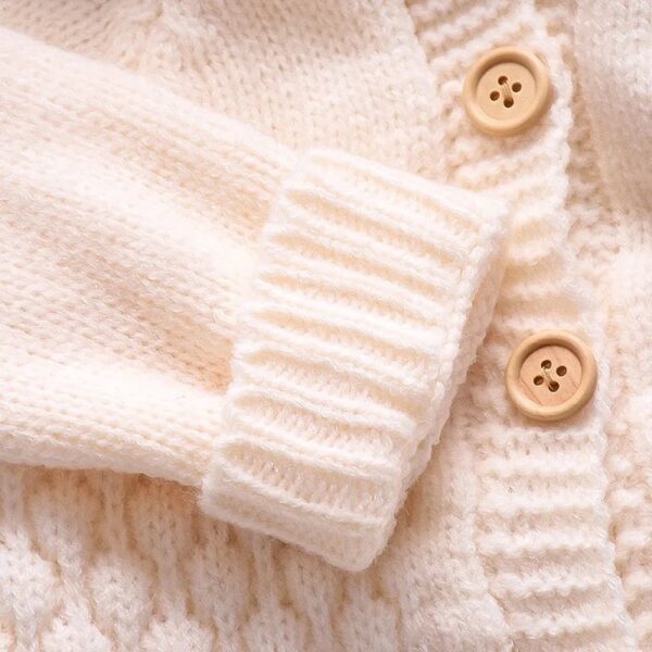 Baby Knitted Soft Coverall Sweater - Image 2