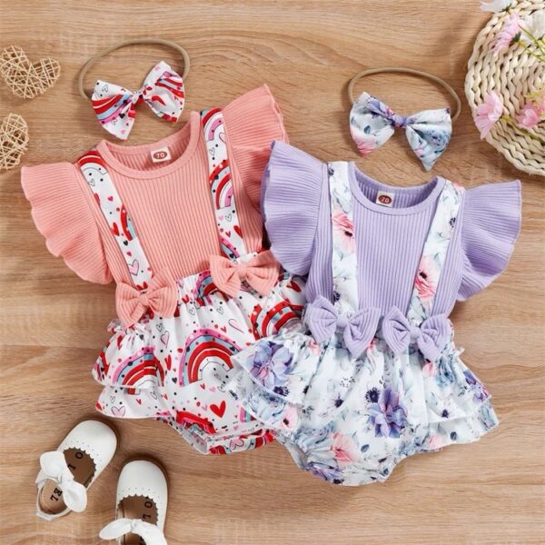 Baby Girl Pinafore Set