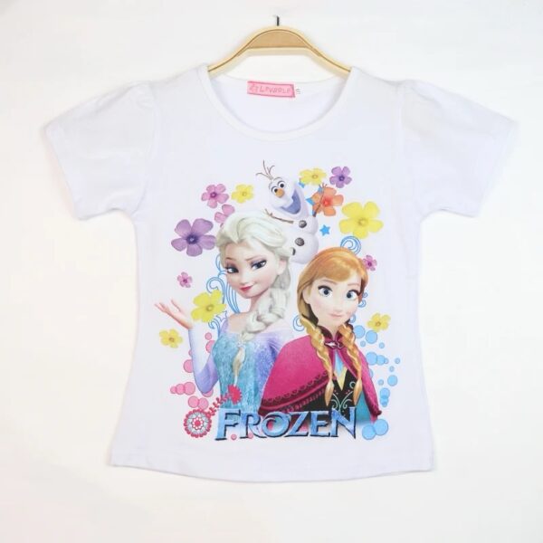 White Frozen Girls TShirt