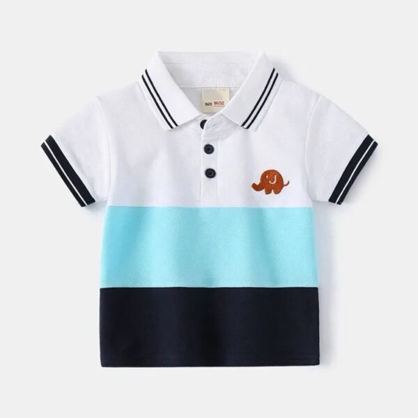 Triple Color Boys Polo Shirt