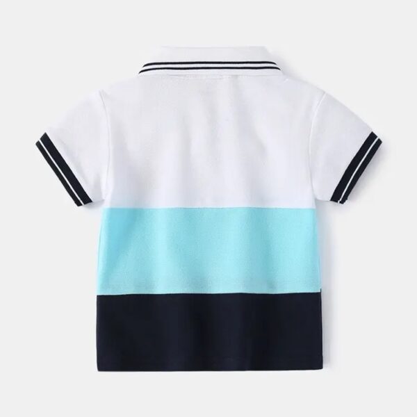 Triple Color Boys Polo Shirt - Image 2