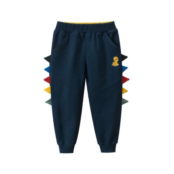 Navy Blue Multicolor Dino  Sport Joggers