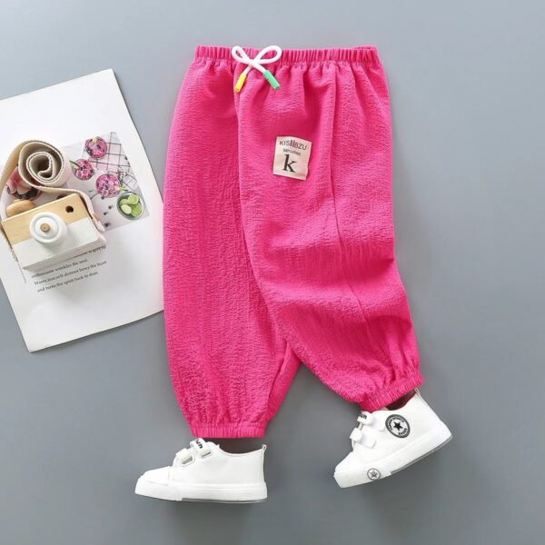 Summer Thin Breathable Baggy Pant For Girls - Image 2