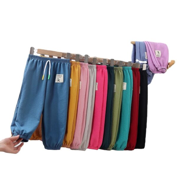 Summer Thin Breathable Baggy Pant For Girls