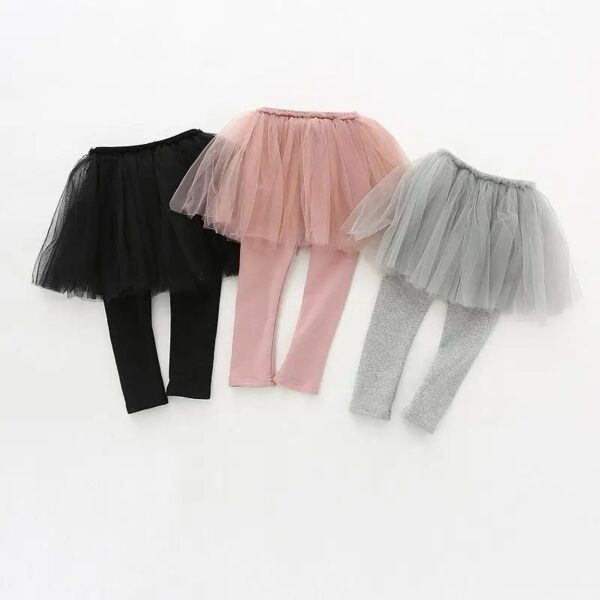 Girls Tulle Leggings Pant