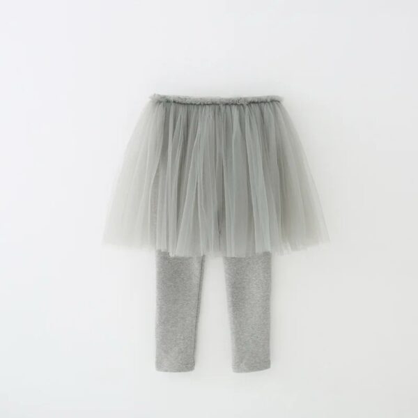 Girls Tulle Leggings Pant - Image 4